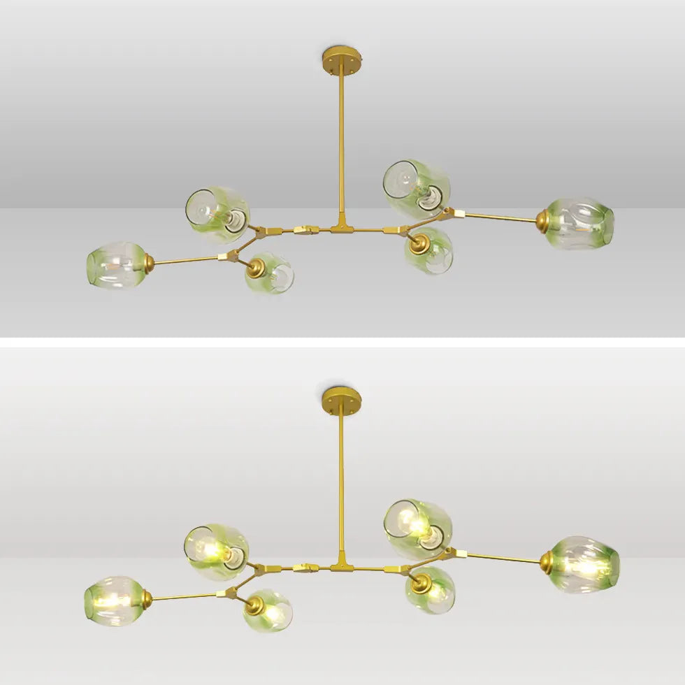 Transparent Glass Ball Modern Minimalist Chandelier