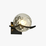 Wave Shaped Glass Ball Modern Wall Lights