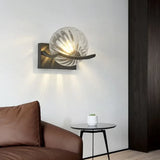 Wave Shaped Glass Ball Modern Wall Lights