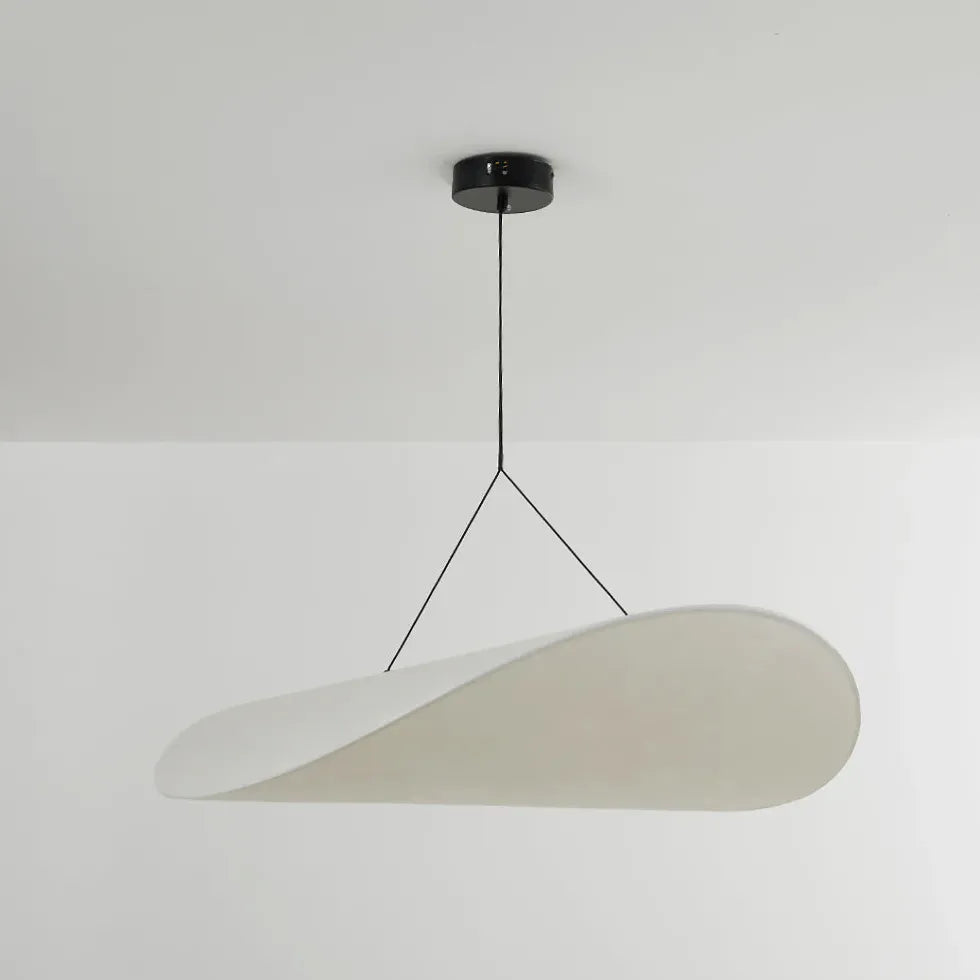 Silk Oval Minimalist Modern Pendant Light