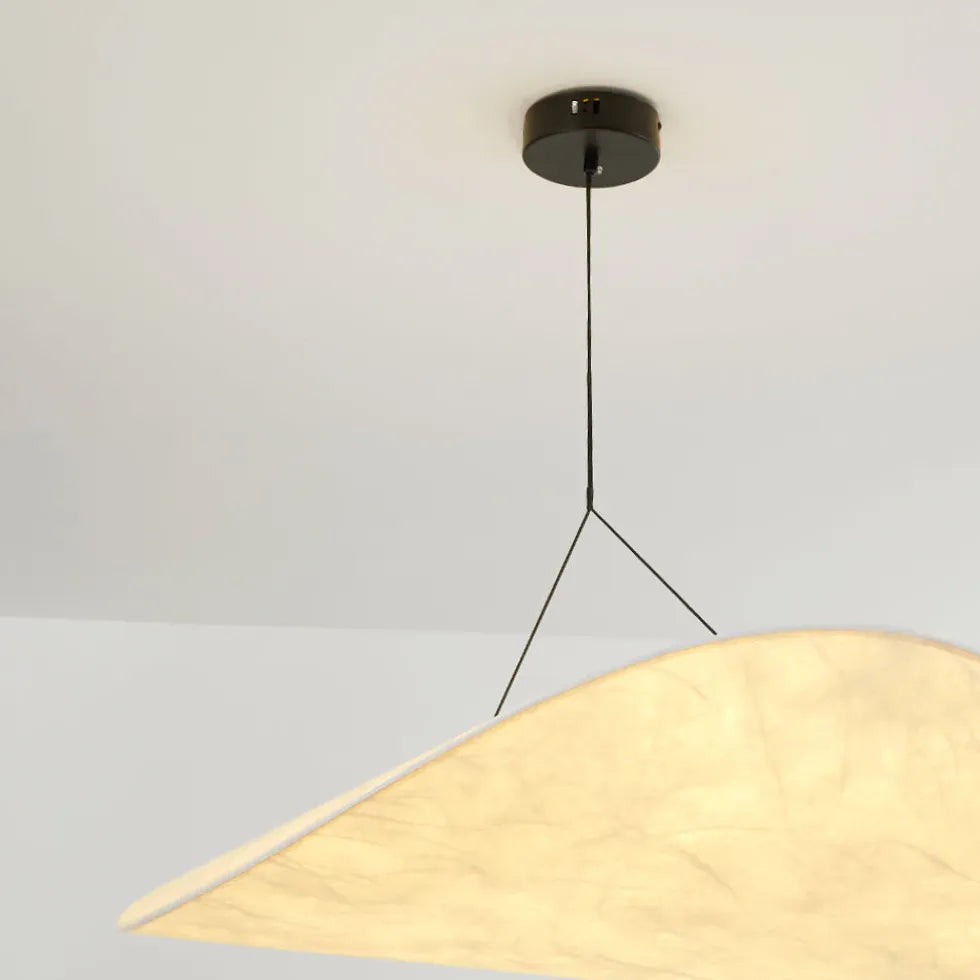 Silk Oval Minimalist Modern Pendant Light