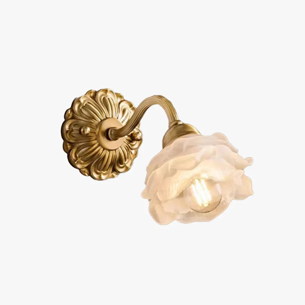Vintage Wandleuchte mit Schalter moderne Blumendekoration - Clowas.de