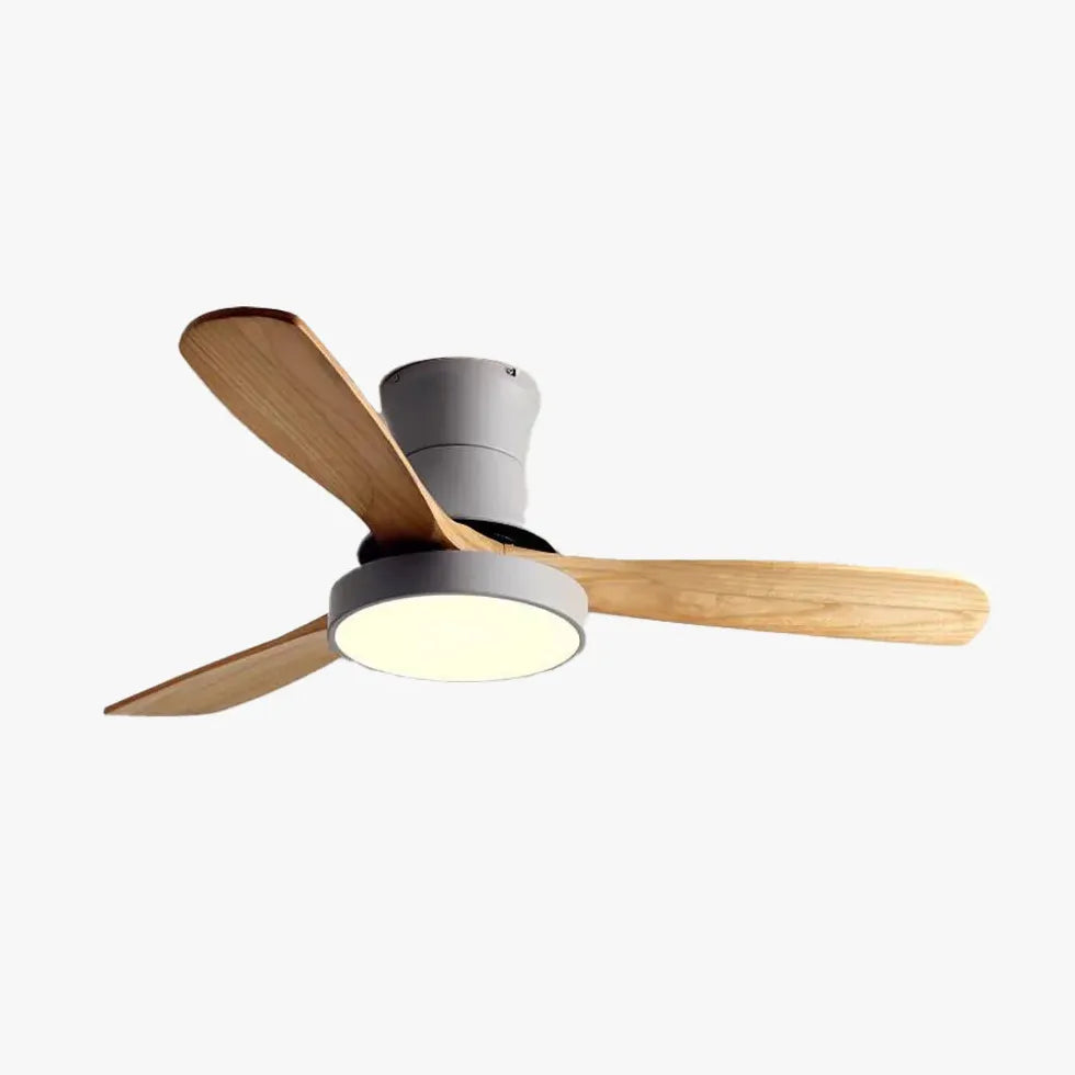 Drei-Blatt-Holz Deckenventilator mit Licht