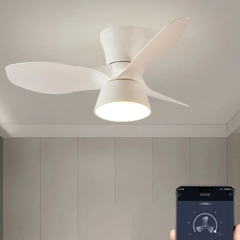 Drei-Blatt-minimalistische Deckenventilator mit Licht