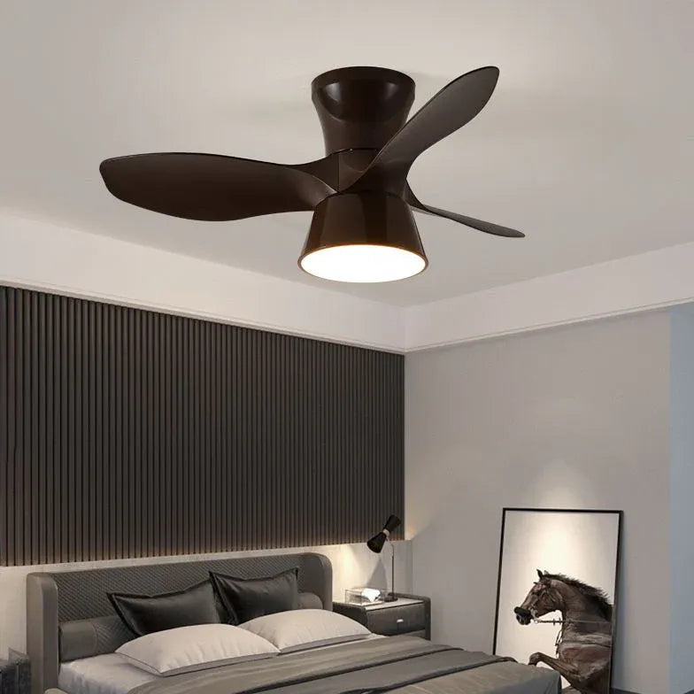 Drei-Blatt-minimalistische Deckenventilator mit Licht