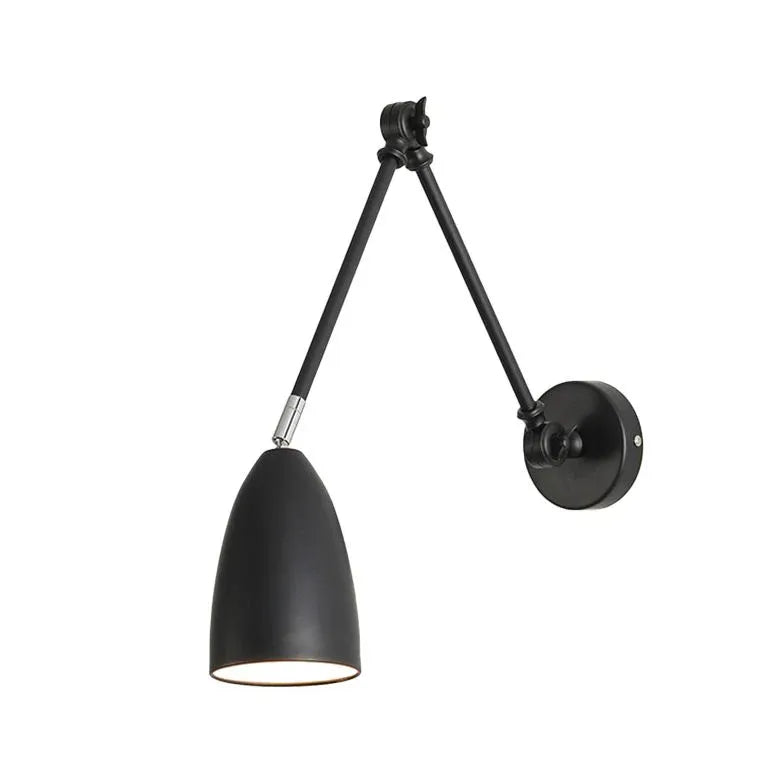 Wand leselampe Bett einfache faltbare schwarze Lampe - Clowas.de