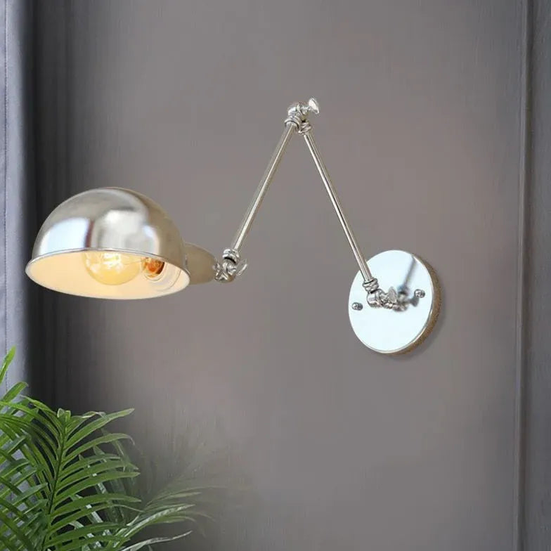 Wand Leselampe schwenkbar im Vintage-industriellen Design - Clowas.de