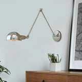 Wand Leselampe schwenkbar im Vintage-industriellen Design - Clowas.de
