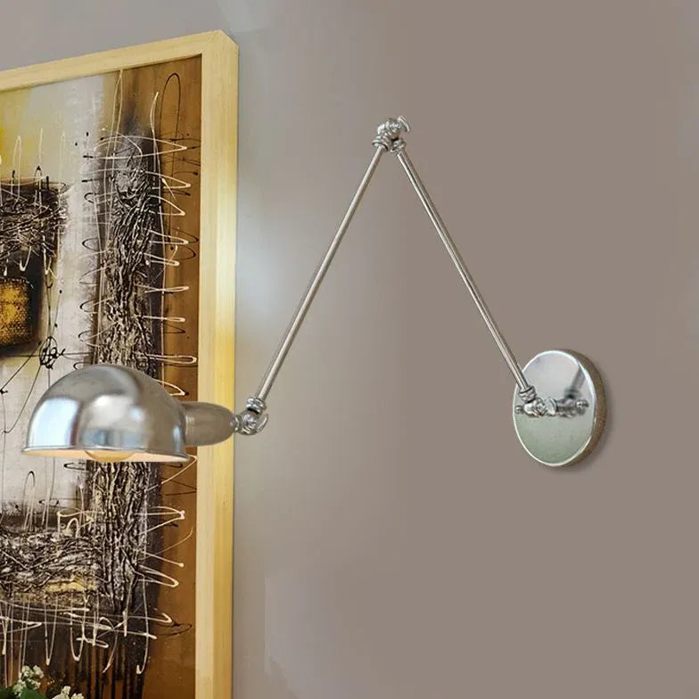 Wand Leselampe schwenkbar im Vintage-industriellen Design - Clowas.de
