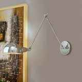 Wand Leselampe schwenkbar im Vintage-industriellen Design - Clowas.de