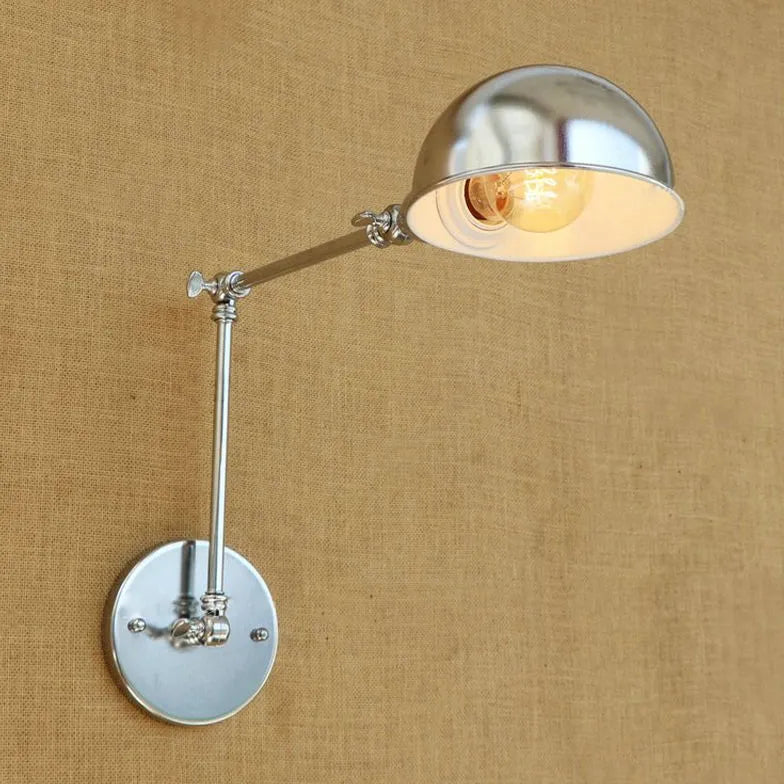 Wand Leselampe schwenkbar im Vintage-industriellen Design - Clowas.de