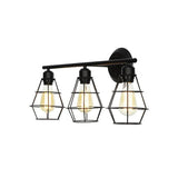 Wandlampe Industrial Style mit schwarzem Metallrahmen - Clowas.de