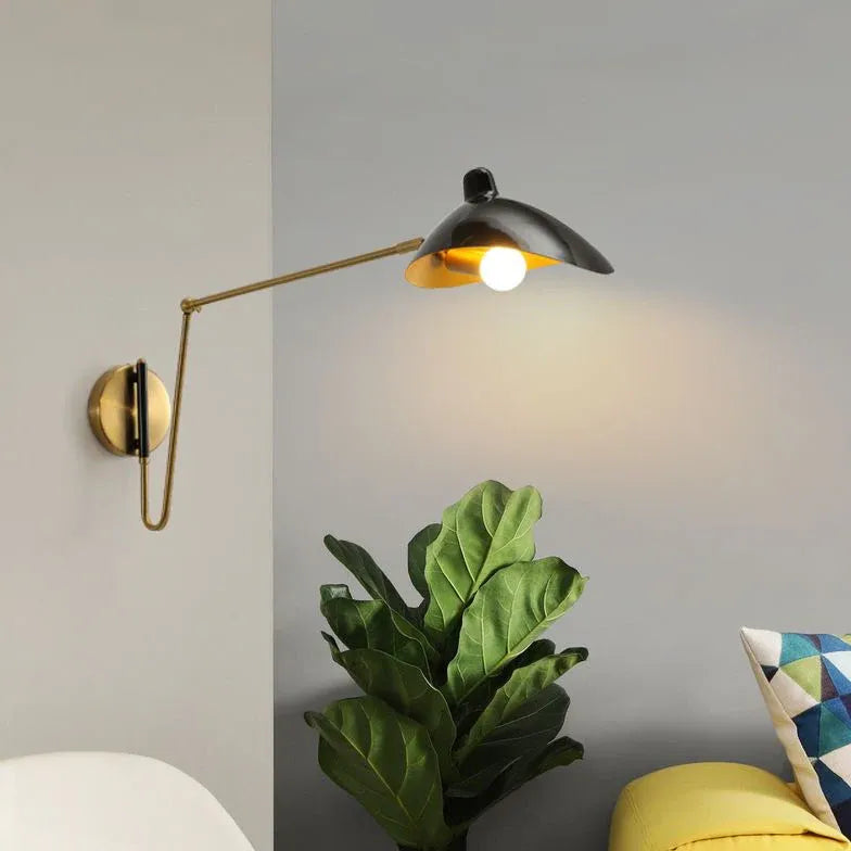 Wandlampe Industrial Vintage flexible Arm modernes Design - Clowas.de