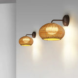 wandleuchte aus rattan für modernes minimalistisches Außendesign - Clowas.de