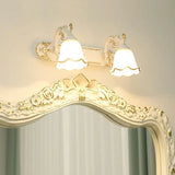 wandleuchte badezimmer vintage romantische retro blumenoptik - Clowas.de