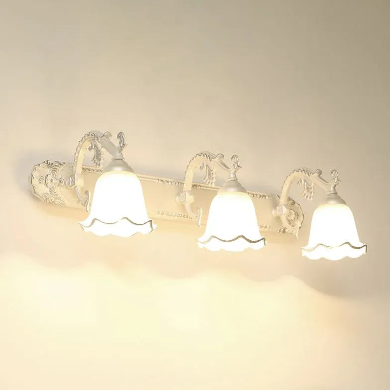 wandleuchte badezimmer vintage romantische retro blumenoptik - Clowas.de