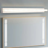 Wandleuchte Badezimmer weiß rechteckige Kristalle Design - Clowas.de