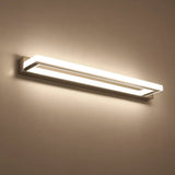 Wandleuchte Badezimmer weiß rechteckige Kristalle Design - Clowas.de