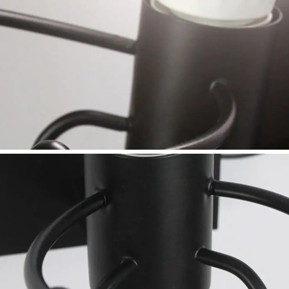 wandleuchte bett schwarz minimalistische menschen design - Clowas.de