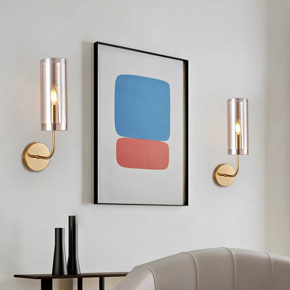 wandleuchte buntes glas modernes nordisches design - Clowas.de