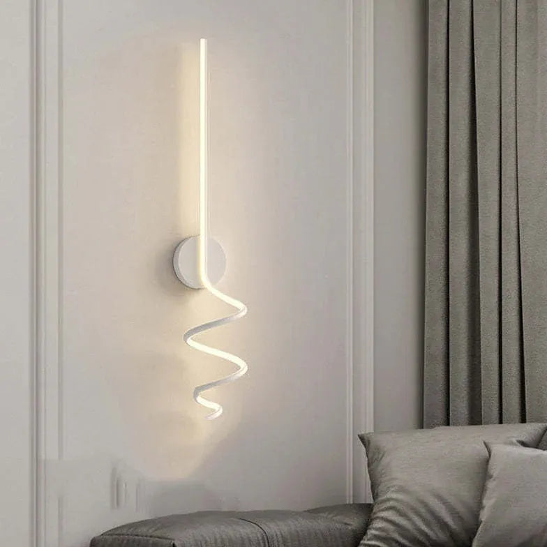 wandleuchte flach weiß Minimalistische moderne Linienführung - Clowas.de