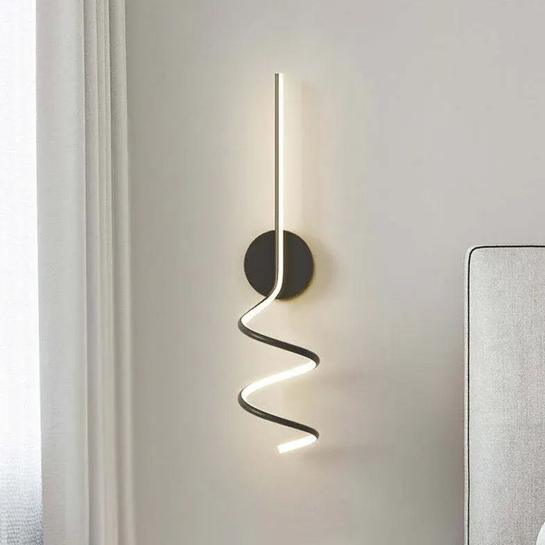 wandleuchte flach weiß Minimalistische moderne Linienführung - Clowas.de