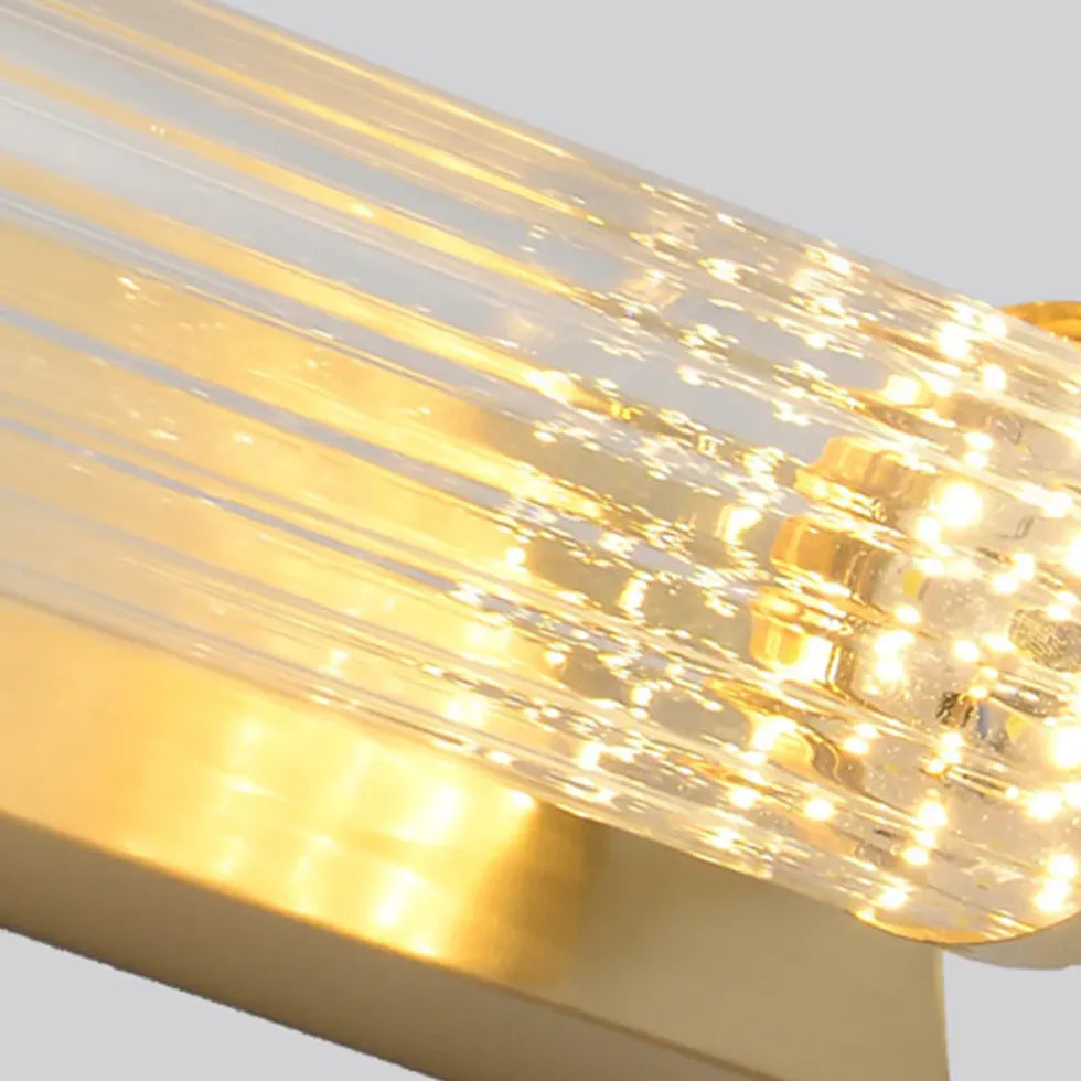 Wandleuchte Glas Gold im nordischen Luxus Stil - Clowas.de