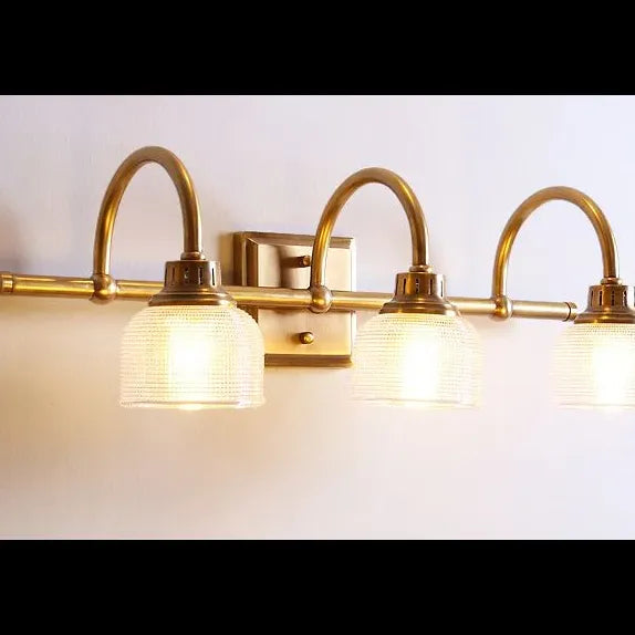 Wandleuchte Glas Vintage Retro Stil mit Arm - Clowas.de