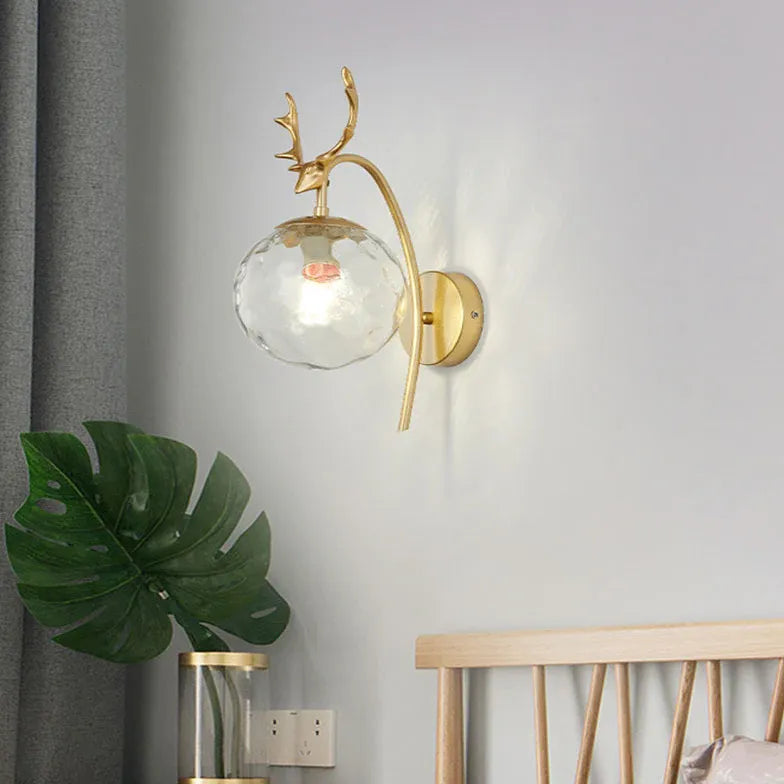Wandleuchte Glas Weiß moderne skandinavische Wohnideen - Clowas.de