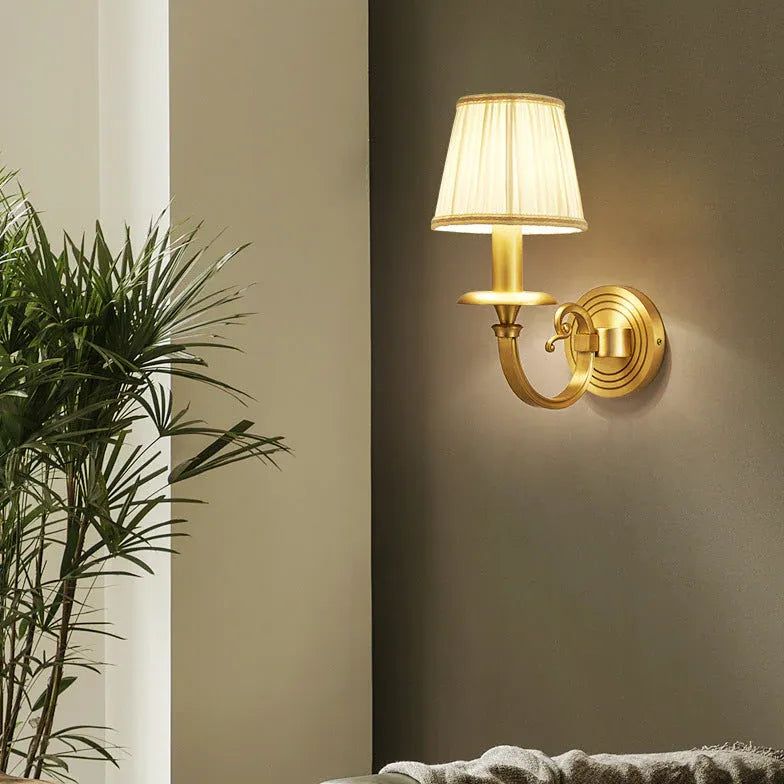 Wandleuchte Gold Antik nordischer Luxus minimalistisch - Clowas.de