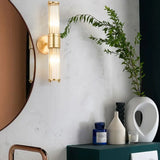 wandleuchte gold led moderne glas design minimalismus - Clowas.de