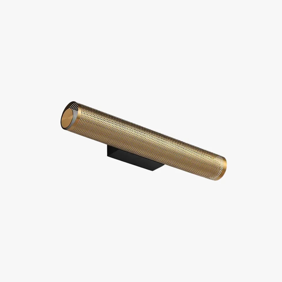 Wandleuchte gold matt im Retro Messing Stil - Clowas.de
