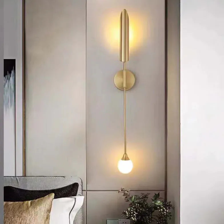 wandleuchte gold ohne stromanschluss nordisch minimalistisch elegant - Clowas.de