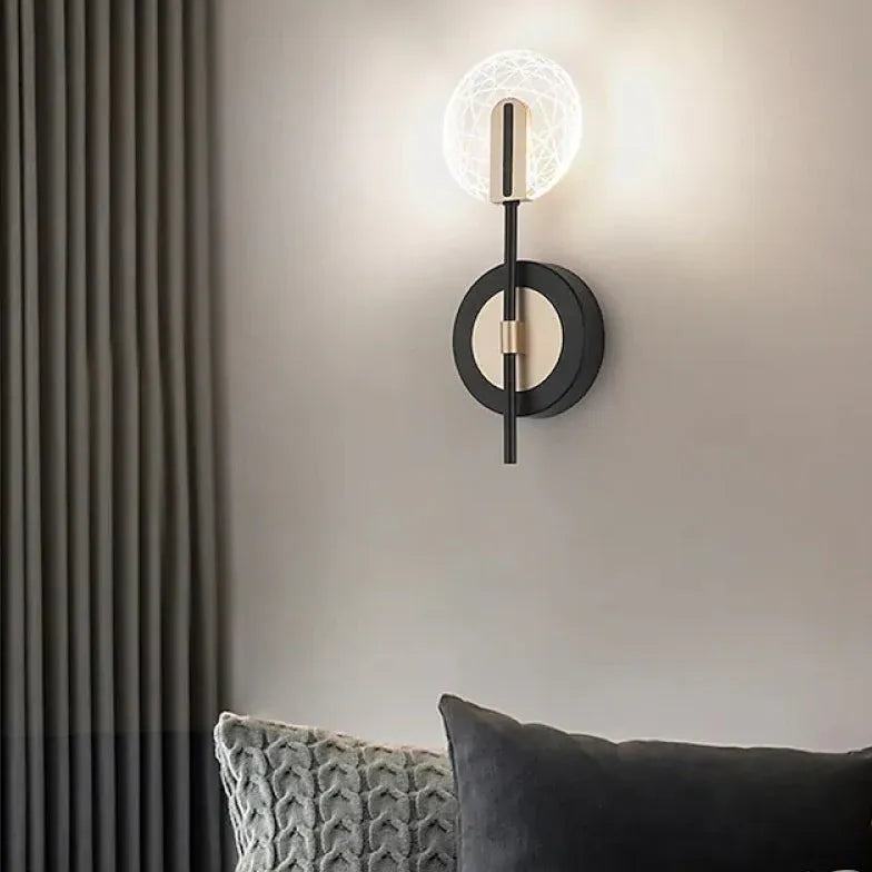 wandleuchte gold schwarz Elegante moderne nordische Wohnraumbeleuchtung - Clowas.de