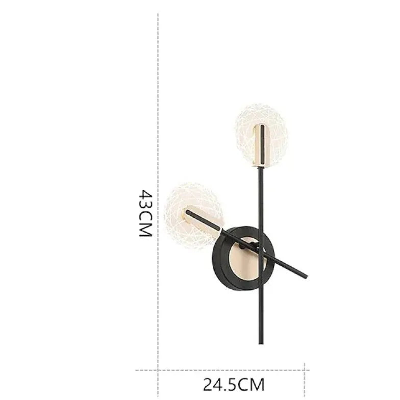 wandleuchte gold schwarz Elegante moderne nordische Wohnraumbeleuchtung - Clowas.de