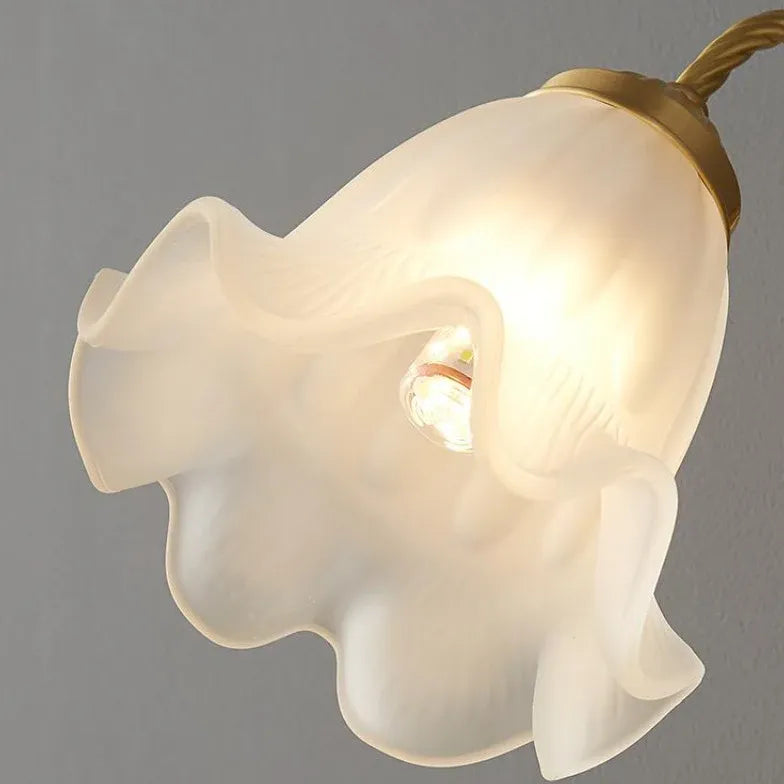 wandleuchte gold vintage elegante nordische Blumenform - Clowas.de