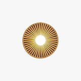 wandleuchte holz rund Elegante Minimalistische Wohnraum Beleuchtung - Clowas.de
