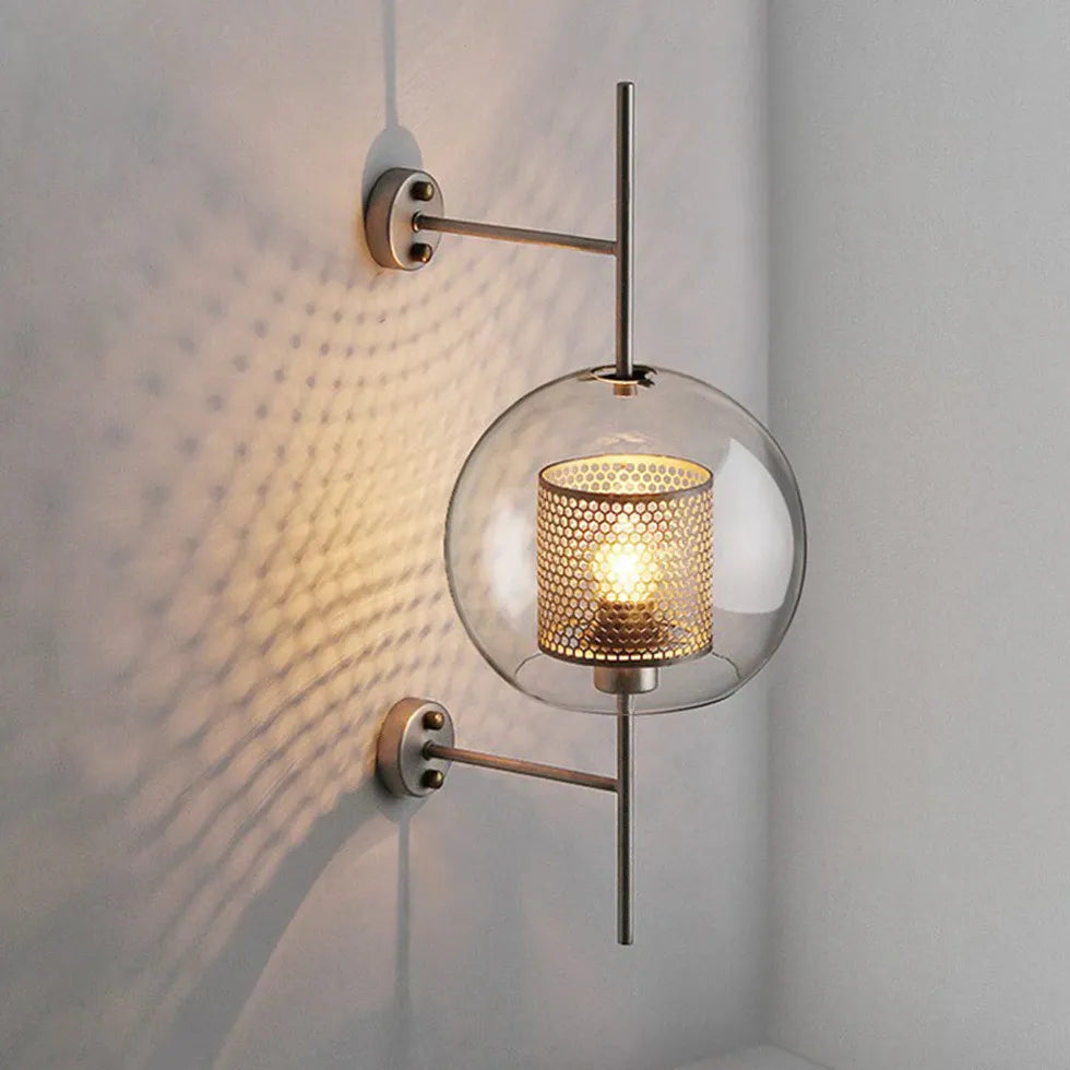 Wandleuchte innen design Glasball Modern minimalistisch - Clowas.de
