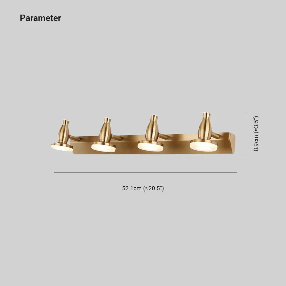 Wandleuchte innen gold mit mehrarmigem Design - Clowas.de