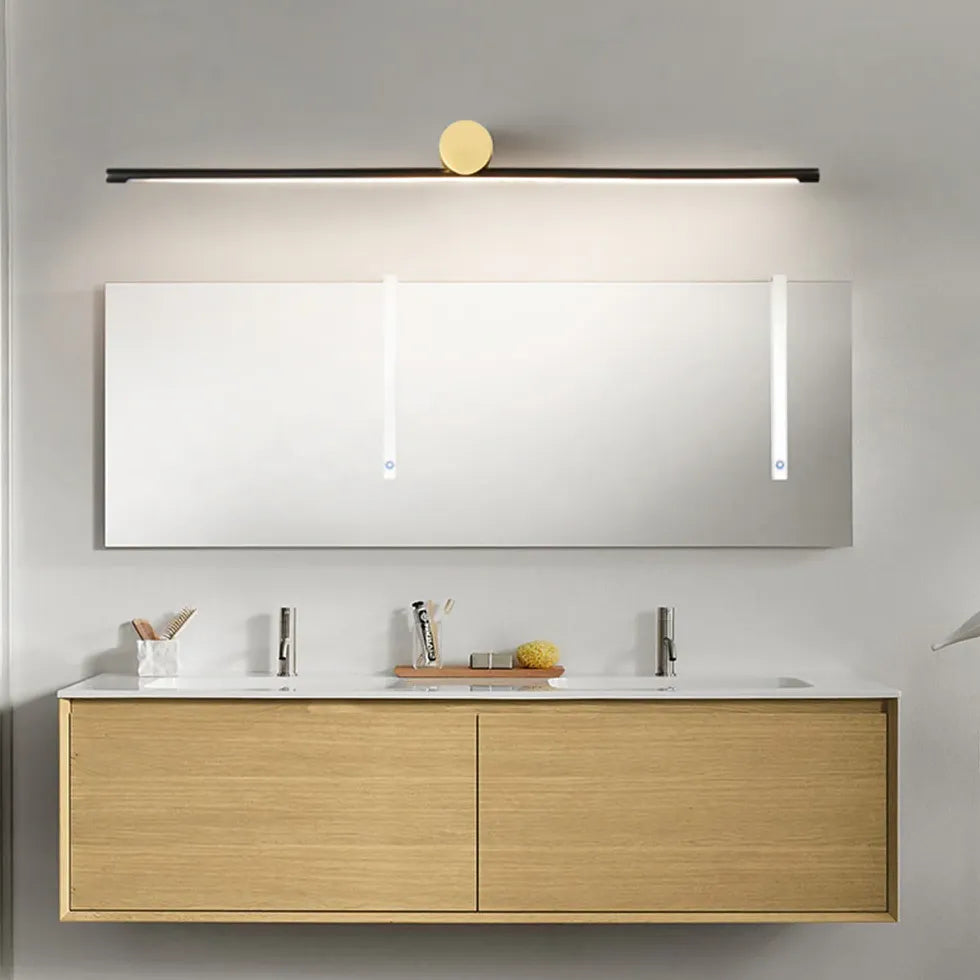 Wandleuchte innen schwarz gold im modernen einfachen Design - Clowas.de