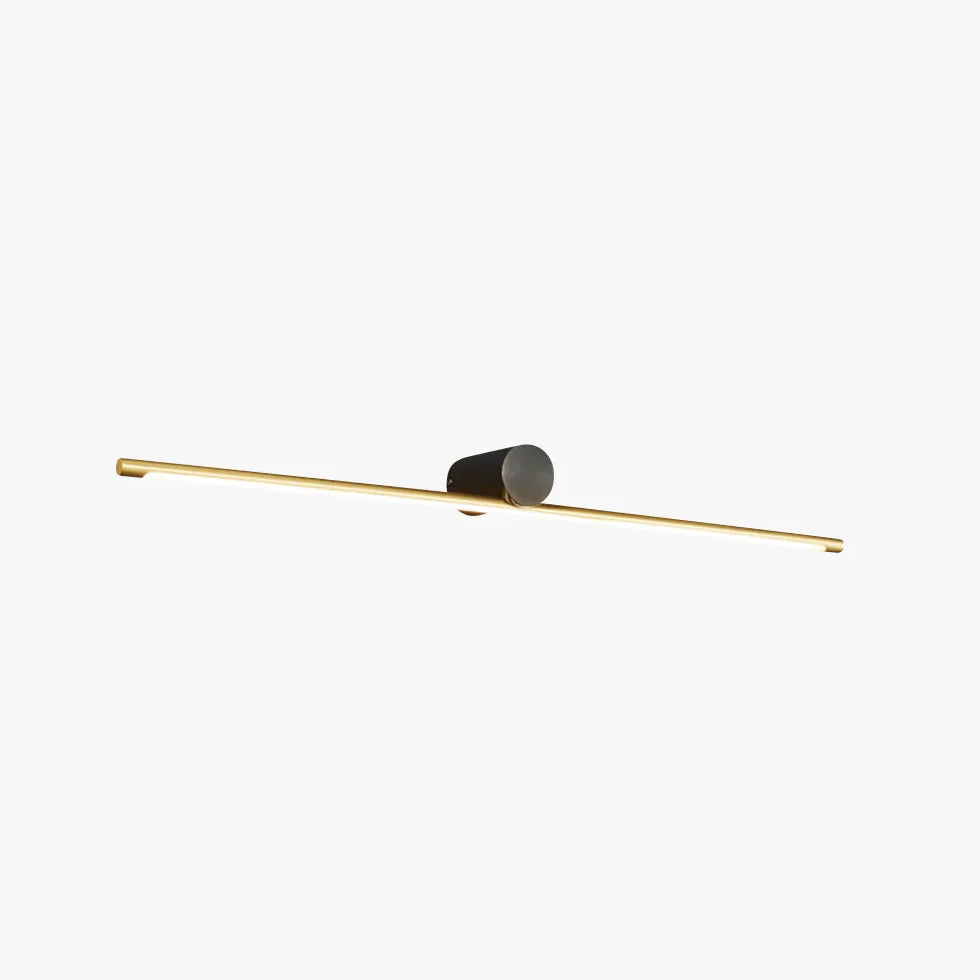 Wandleuchte innen schwarz gold im modernen einfachen Design - Clowas.de