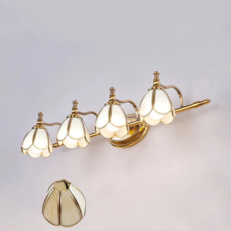 Wandleuchte innen vintage Blumen Doppelarm Skandinavisch - Clowas.de