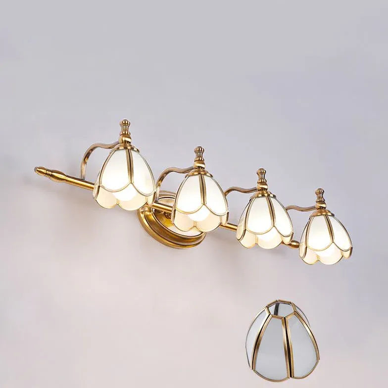 Wandleuchte innen vintage Blumen Doppelarm Skandinavisch - Clowas.de