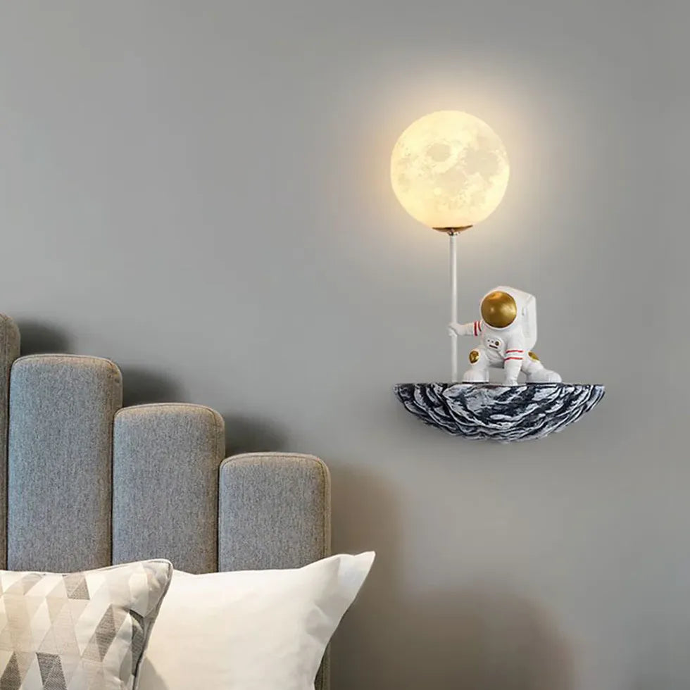 wandleuchte jugendzimmer moderne astronauten design leuchte - Clowas.de