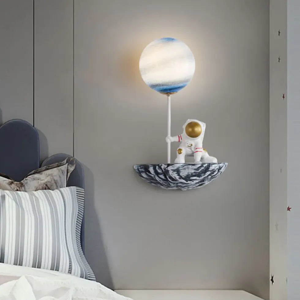 wandleuchte jugendzimmer moderne astronauten design leuchte - Clowas.de