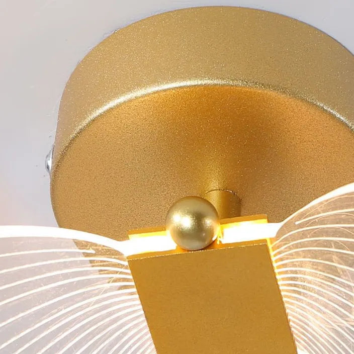 Wandleuchte Kristall Gold moderne Eleganz für jeden Raum - Clowas.de