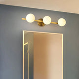 Wandleuchte Kugel Gold mit rundem modernen Design - Clowas.de