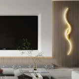 Wandleuchte lang schwarz moderne minimalistische Beleuchtung - Clowas.de