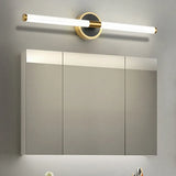 Wandleuchte LED schwarz gold in modernem Langstil - Clowas.de