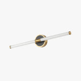 Wandleuchte LED schwarz gold in modernem Langstil - Clowas.de